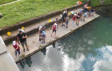 Concours de pêche réservé aux enfants organisé par la Goujonnière Meusienne