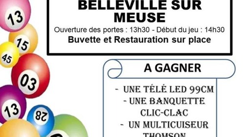 Loto dimanche 14 janvier 2018 à 14 h 30