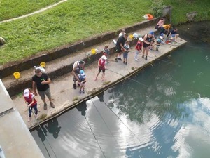 Concours de pêche réservé aux enfants organisé par la Goujonnière Meusienne